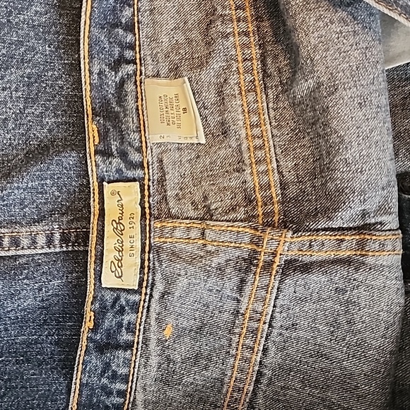 Vintage Eddie Bauer Blue Denim Maxi Skirt 18 - Picture 10 of 11